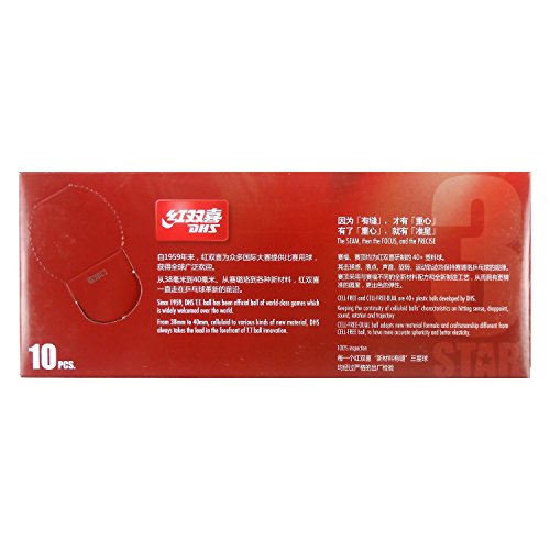 DHS 10x D40 and 3-Star White Table Tennis Balls - Thumbnail 2