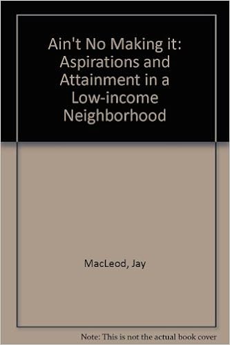 Ain T No Makin It Aspirations And Attainment In A Low Ine Neighborhood Expanded Edition Macleod Jay 9780813315140 Books Ain T No Makin It Aspirations And Attainment In A Low Ine Neighborhood Expanded Edition Macleod Jay 9780813315140 Books