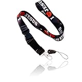 DIYJewelryDepot TM: High Quality I Love Jesus Lanyard With Multi-Color Options (BLACK)