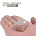 actoper Magnetic Cube 3mm 216pcs Magnets Blocks Multi-Use Square Cube Magnets Toy Stress Relief Toys for Kids (Silver)