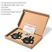 LANNIU Road Bike Cleats+Cleat Covers Set,Compatible with Shimano SPD-SL Pedals SM-SH11 Cleats,6 Degree Float for Road Bike Outdoor/Indoor Spin Cycling Shoes Man Comfortable