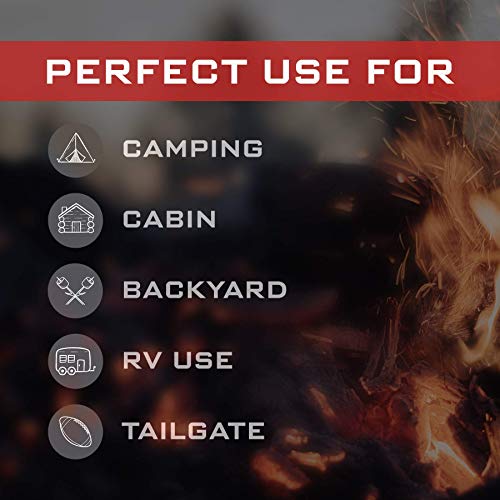 Dragonfire 19inch Round Metal Grill Grate with Handle for Fire Pits