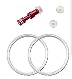 MorningRising Universal Replacement Pressure Cooker Sealing Rings 100% Food Safe Silicone Fits 5 or 6 Quart Models and Float Valve for Instant Pot Model IP-CSG60, IP-CSG50, IP-LUX60 and IP-LUX50