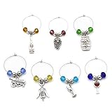 Wine Theme Gifts Wine Lover Drink Rings Wine Glass Tag Birthday Christmas Party Wine Charm