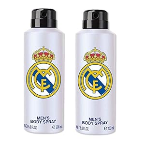 Real Madrid White Combo Pack Of 2 Deodorant Spray – For Men