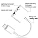 2 in 1 Headphone Adapter Splitter Jack Aux Cable Charger Charger Cables & Audio Connector Dongle Support Compatible with XS XR XS Max 7 8 X 7 Plus 8Plus Spliter