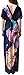 Wantdo Women's Deep V Neck Maxi Dress Boho Backless Casual Long Skirt Plus Size