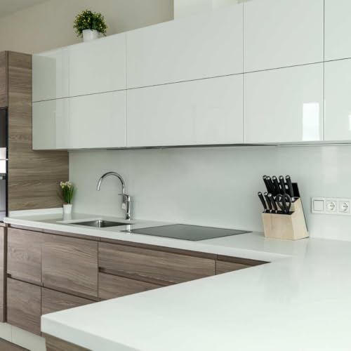 Adesivo Vinil Branco Impermeável Lavável P/Envelopamento Móveis Geladeira Fogão Mesa 5m x 50cm
