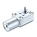 Greartisan DC 12V 6RPM Turbo Worm Geared Motor High Torque Turbine Worm Gear Box Reduction Motor 6mm Shaft JSX1170-370