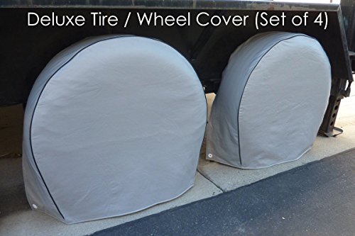 Tire Wheel covers fits tire 27.5"-30.5" RV's, Trailers, Truck, Van, SUV Set of 4