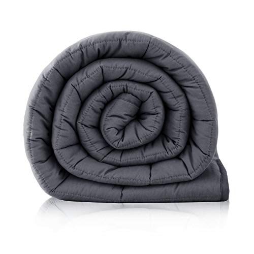 Bedsure Weighted Blanket 25lbs Queen Size 60 x 80 inch Grey Heavy