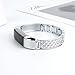 EPYSN Replacement Metal Bands Compatible with Fitbit Alta Bracelet/Alta HR Jewelry Bangle Silver-Bling
