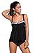 Happy Sailed Women Strappy 2 Piece Push Up Monokini Sporty Tankinis S-XXXL