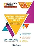 Annales officielles puissance alpha post-bac 2020 (Grandes écoles) (French Edition) by