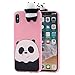 iPhone Xs Max Case for Girls Women, Awsaccy(TM) Girly 3D Cartoon Panda Animals So Cute Lovely We Bare Bears Grizzly Soft Silicone Case Cover for Apple iPhone Xs Max 6.5 inch, Pink