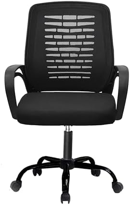 Desk Chair Office Chair for Home Height Adjustable Mid Back Mesh ...