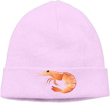 Shrimp Cute Cartoon Unisex Beanies Ski Hat Adjustable Fashion Cap