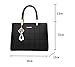 H.Tavel Sweety Lady Women's Top-Handle Plaid Leather Handbag Fashion Satchel Blue