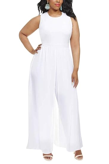 white going out jumpsuit