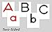 Primary Concepts, Inc PC-1412 Two-Sided Alphabet Letter Tiles Learning kit