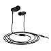 KingYou in-Ear Earbuds Earphone with Mic Premium Stereo Headphone Crystal Clear Sound Ergonomic Comfort-Fit iPhone, Android KS01(Black)