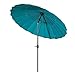 Abba Patio 8.5 Ft Outdoor Market Umbrella with Push Button Tilt and Crank, Turquoise