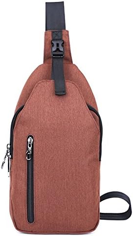 Waterproof Man's Casual Messenger Bag Fashion Mini Women Shoulder Bag Chest Pack Bag Crossbody Sling Bag Small
