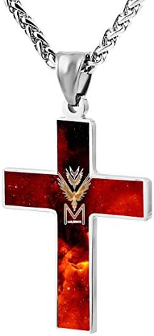Logan-Paul Jewelry Zinc Alloy Chain Cross Pendant Necklace for Men Women with Necklace