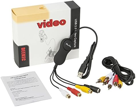 Deekec USB 2.0 Video Capture Adapter (2018 version) for Windows7, Windows8, Windows10, Linux