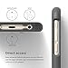 iPhone 6 Case, elago® [Glide][Soft Feel Dark Grey] - [Mix and Match][Premium Armor][True Fit] – for iPhone 6 Only