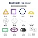Tomvoc Magnetic Building Blocks Sets（92pcs）, STEM Educational Toys for 3 + Years Old Boys Girls, Magnetic Toys for Kids Toddlers with Container Bag