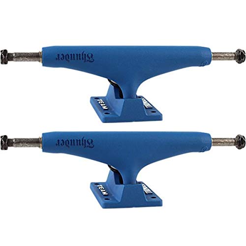 Thunder Trucks 149mm Team Full Dip Script Blue Skateboard Trucks - 5.75" Hanger 8.5" Axle (Set of 2)