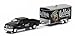 2014 Dodge Ram 1500 Pickup Truck and Enclosed Car Hauler "Gas Monkey Garage" (TV Series) 1/64 by Greenlight 32050 A
