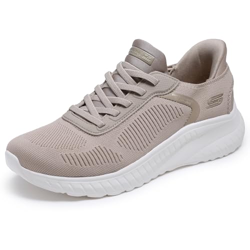 Skechers BOBS Women's,Hands Free Slip-INS BOBS Squad Chaos-Current Muse,TPE,5 M…