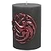 Game of Thrones Candle - Large House Targaryen Insignia Sculpted Pillar Candle - Reusable With 80 Hour Burn Time - Perfect Gift for the GoT Fan - Unscented - 6