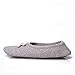 Moxo Women's Memory Foam Bedroom Ballerina House Slippers (Beige) 38-39 EU