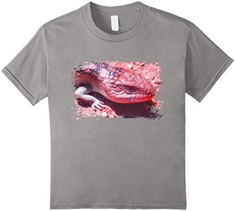Kids Blue Tongue Skink Shirt 10 Slate