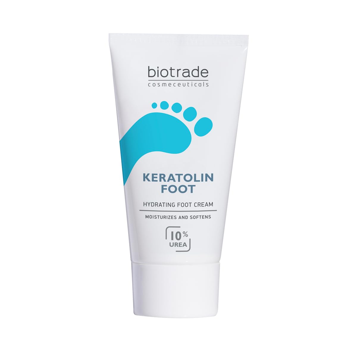 Keratolin 10% Urea Foot Cream with Glycerin for Dry Skin – Nourishing and Hydrating Dry Foot Cream that Smoothens Rough Skin on Heels, Elbows, and Knees – 50 mL