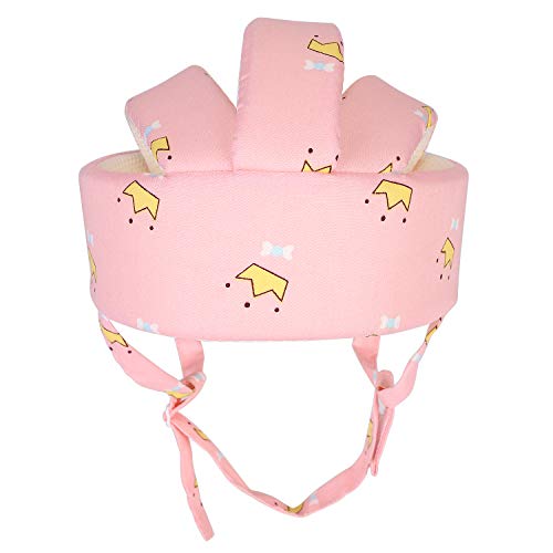Baby Head Protector Helmet for Walking Crawling Toddler Anti-Collision Head Cushion Breathable Soft Adjustable Protective Hat Helmet Safety Cushion for Running Walking Protector