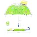Rainbrace UV Sun Umbrella Compact Folding Travel Umbrella Manual Open and Close for Windproof, Rainproof & 99% UV Protection Parasol with Black Anti-UV Coating - Dark Blue with Feather