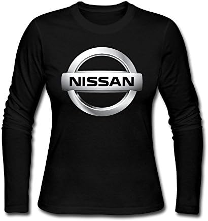 Nissan Logo Woman Long Sleeve T-Shirt Black
