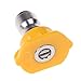 HS Pressure Washer Spray Nozzle Tips 15 Degrees Yellow Metal Nozzle Tip 1pc