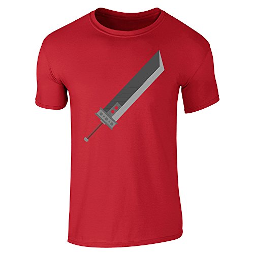 Fantasy Buster Sword Short Sleeve T-Shirt by Pop Threads