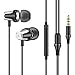 Simptech Metal Earbuds Headphones With Microphone – Earphones with Remote Control Noise Cancelling,Crystal Clear Sound,Comfort-Fit Design, Best for iphone and Android Phones