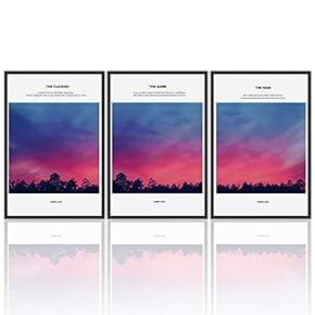 signwin 3 Piece Framed Canvas Wall Art Colorful...