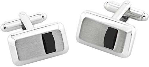 Silver/Black Smythson Onyx Cufflinks by Duncan Walton