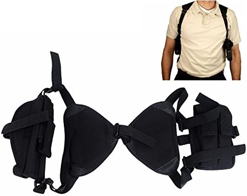 Eilin Best Concealed Carry Shoulder Holster - Revolvers, Pistols, &amp; Hand Guns， Adjustable Under Arm Horizontal Handgun Carrier