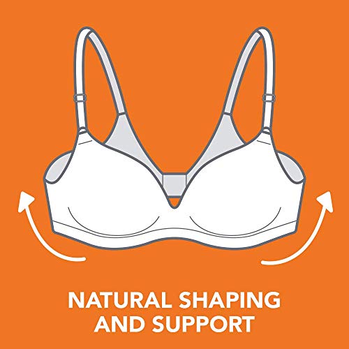 Warner's Women's Cloud 9 Super Soft Wireless Lightly Lined Comfort Bra 1269, Toasted Almond, 34C