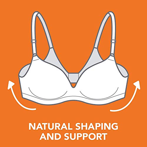 Warner's Women's Cloud 9 Super Soft Wireless Lightly Lined Comfort Bra 1269, Graphite Grey, 36D