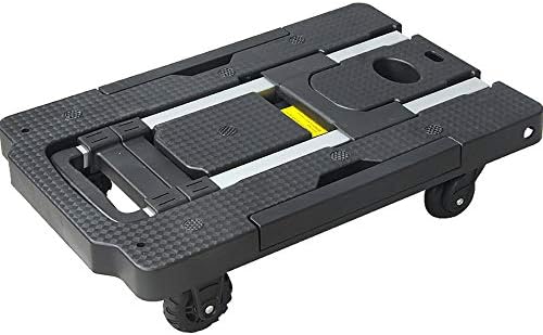 LOVEHOUGE Hand Trucks Folding,Engineering Handle Design,Non Slip Wear Resistant Multifunction Utility Cart Mute Wheel,High Strength Shopping Cart